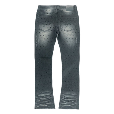 Jeans | F1746 Amoto Stacked Pants - Black
