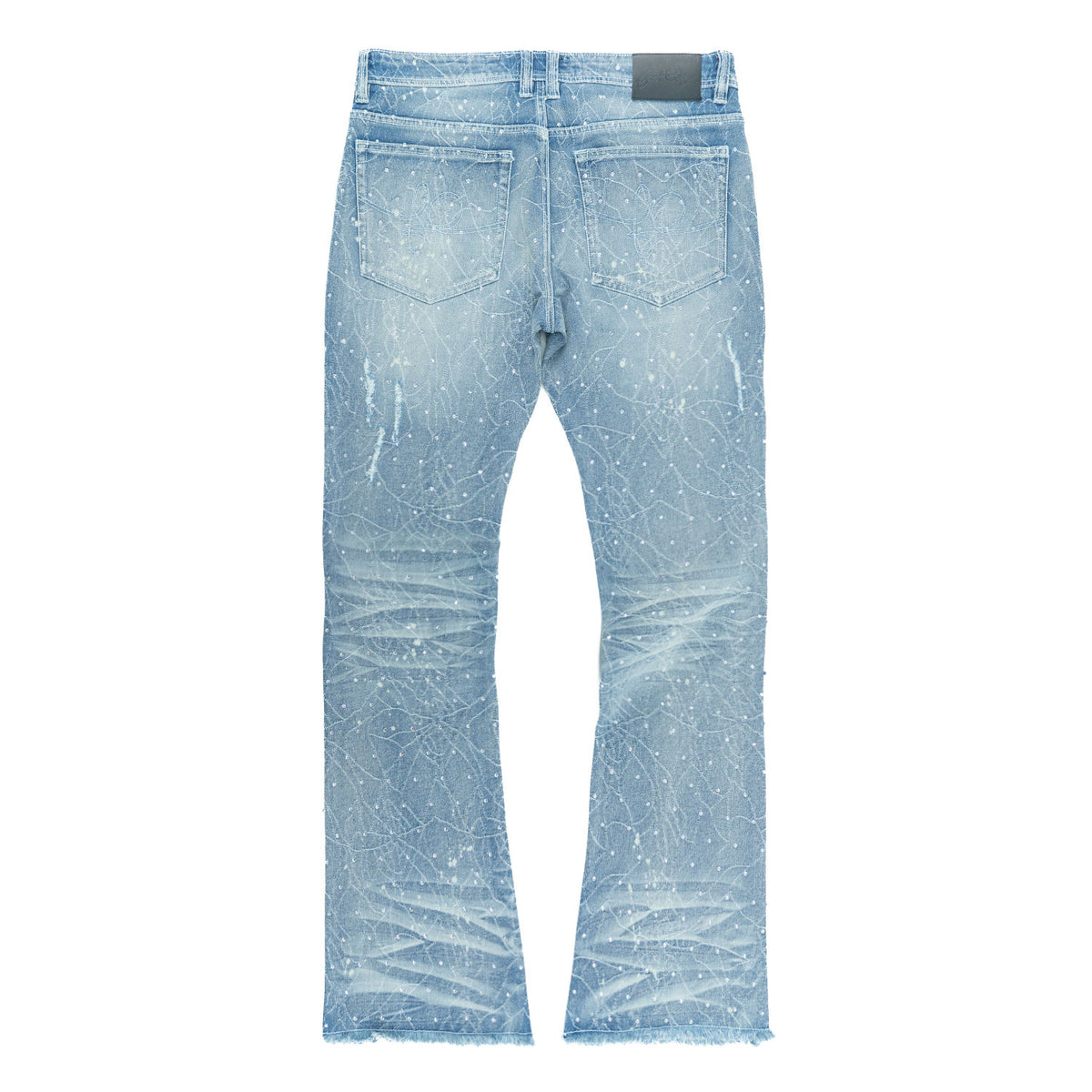 F1746 Amoto Stacked Pants - Light Wash