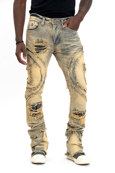 F1767 Tascotto Stacked Jeans - Dirt