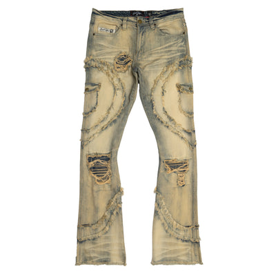 F1767 Tascotto Stacked Jeans - Dirt
