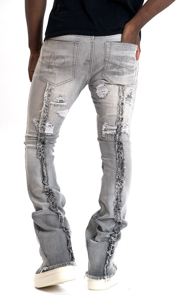 F1774 Cashay Prime Stacked Jeans - Gray