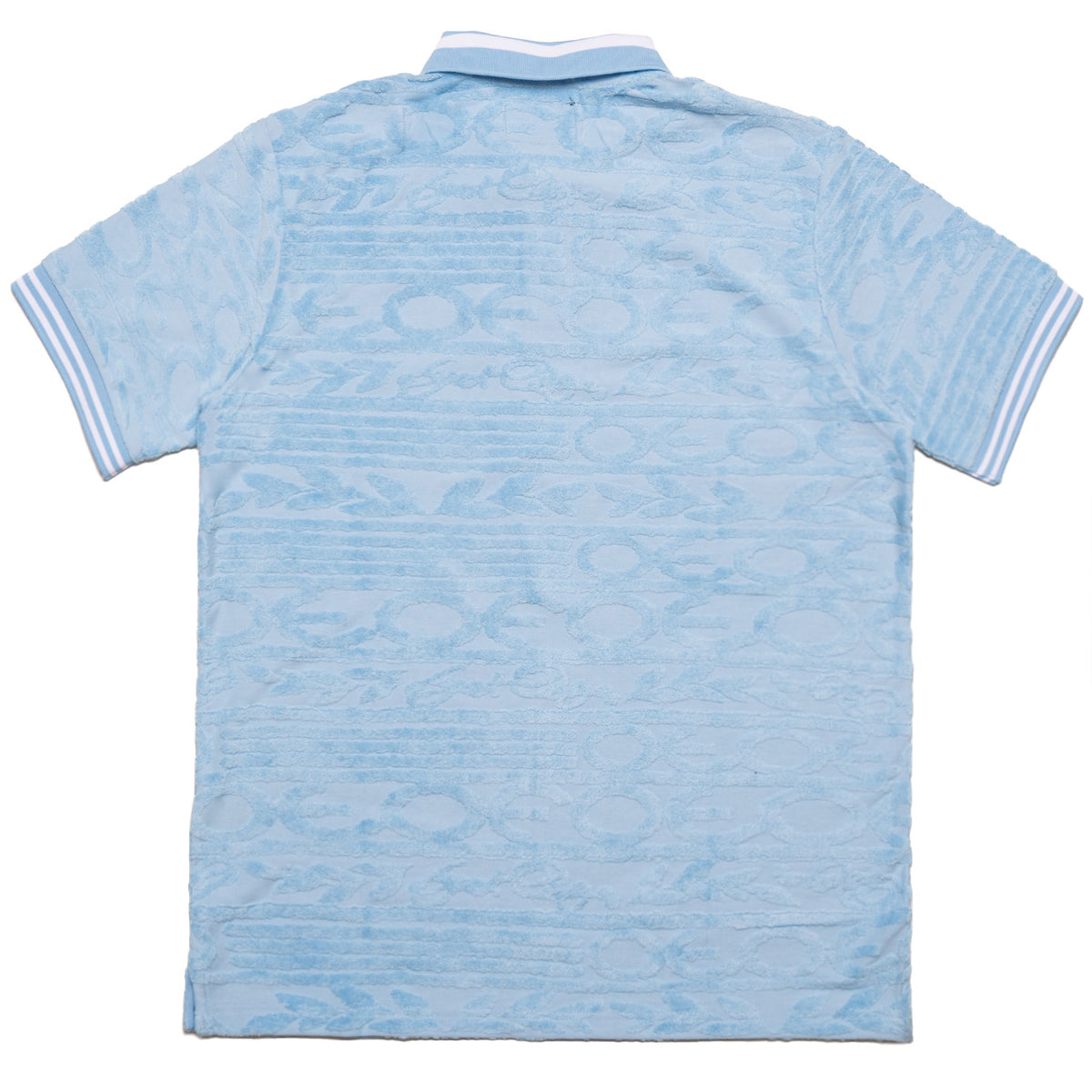 Makobi F178 Baroque Terry Polo in Blue, view 5