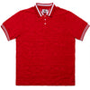 F178 Baroque Terry Polo - Red