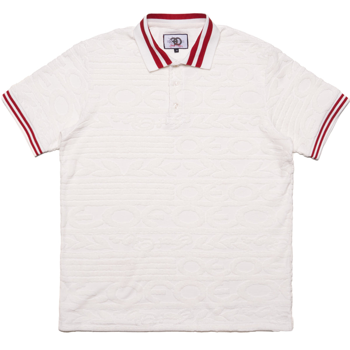 Makobi F178 Baroque Terry Polo in White