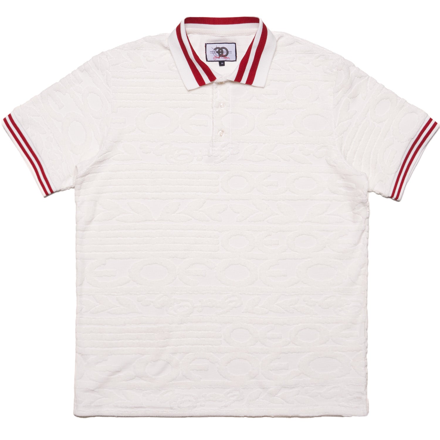 Makobi F178 Baroque Terry Polo in White