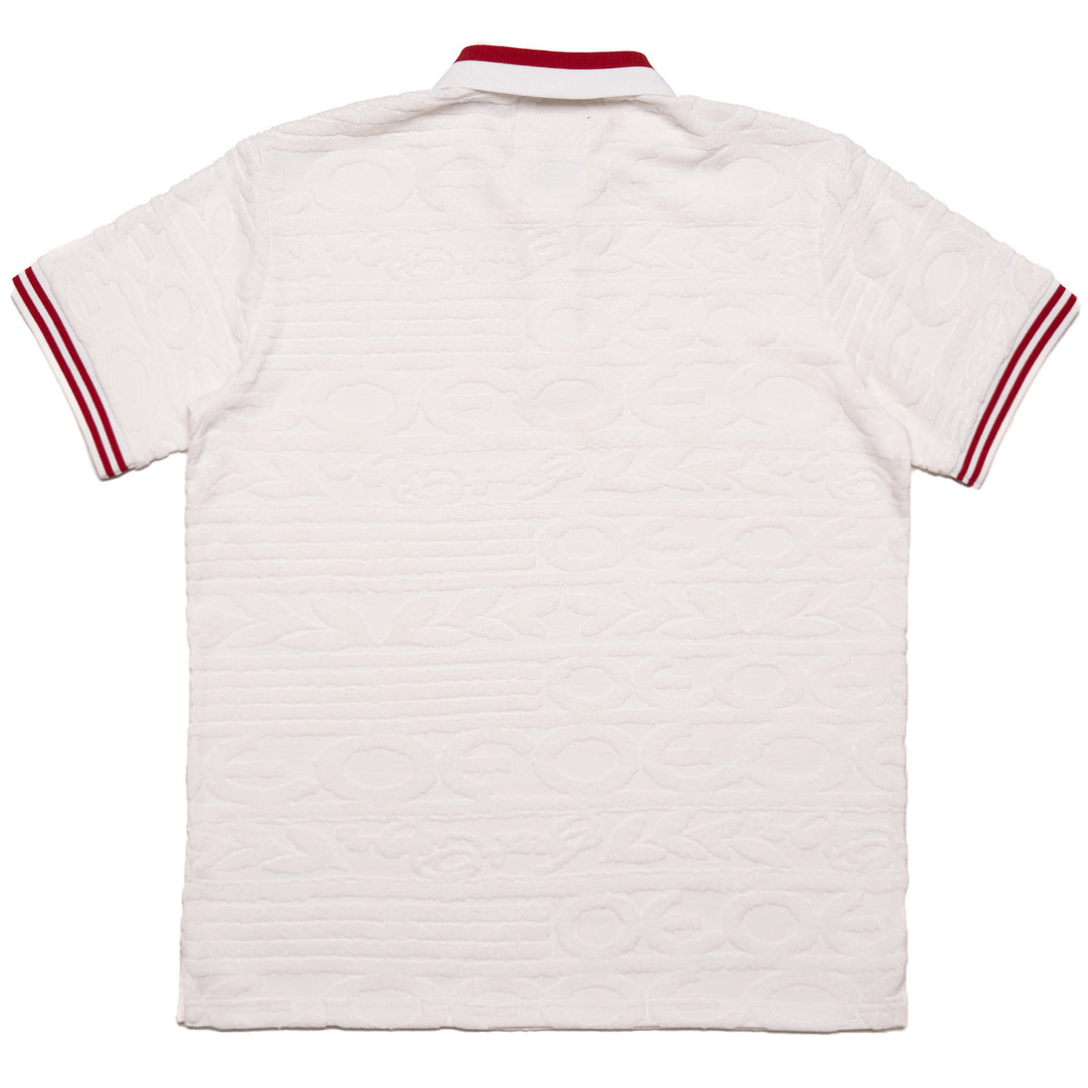 Makobi F178 Baroque Terry Polo in White, view 5
