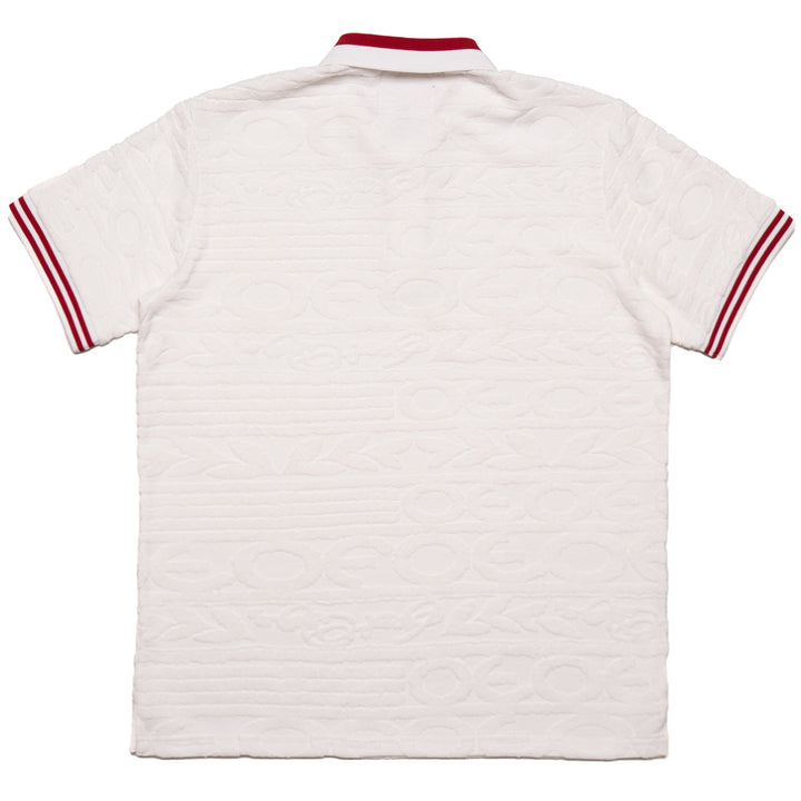 F178 Baroque Terry Polo - White