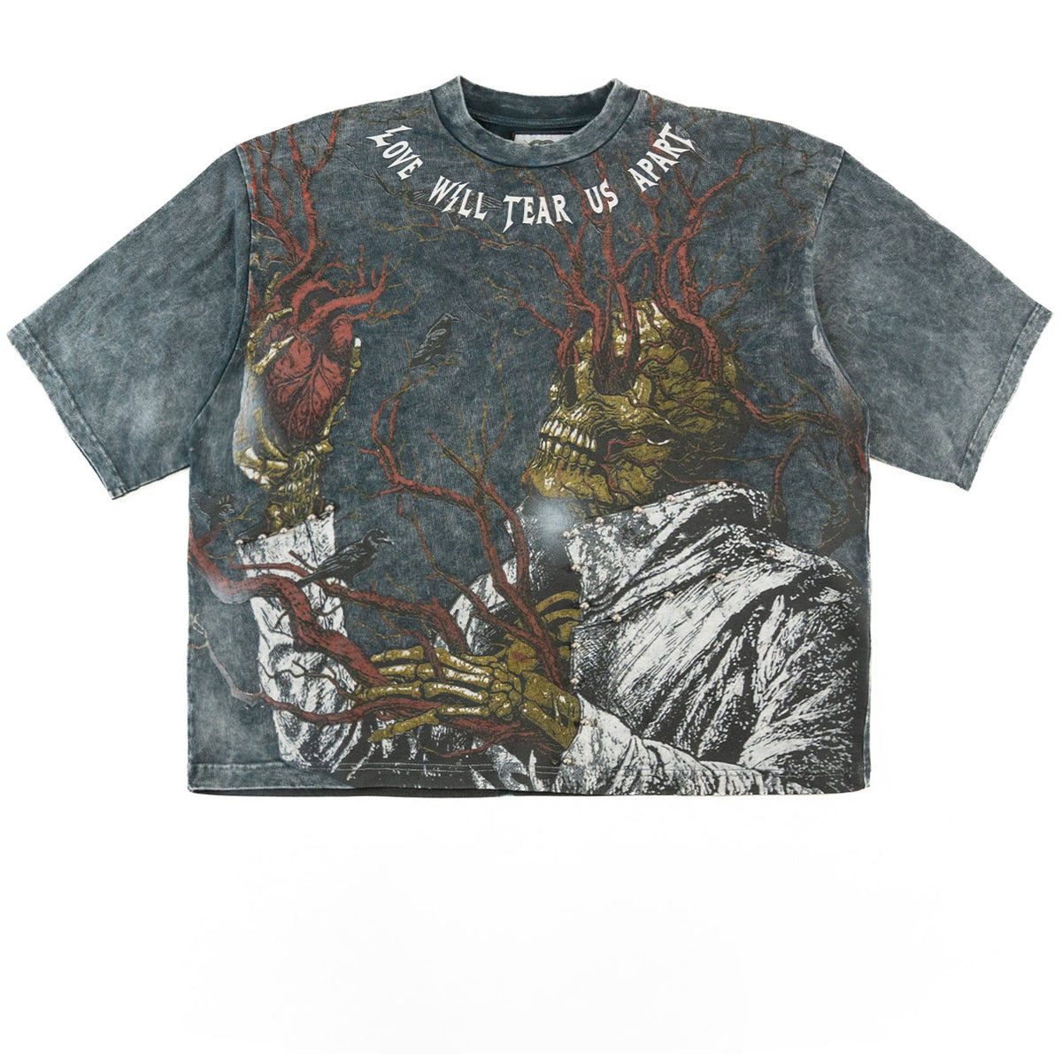 F179 Heartless Cropped - Black