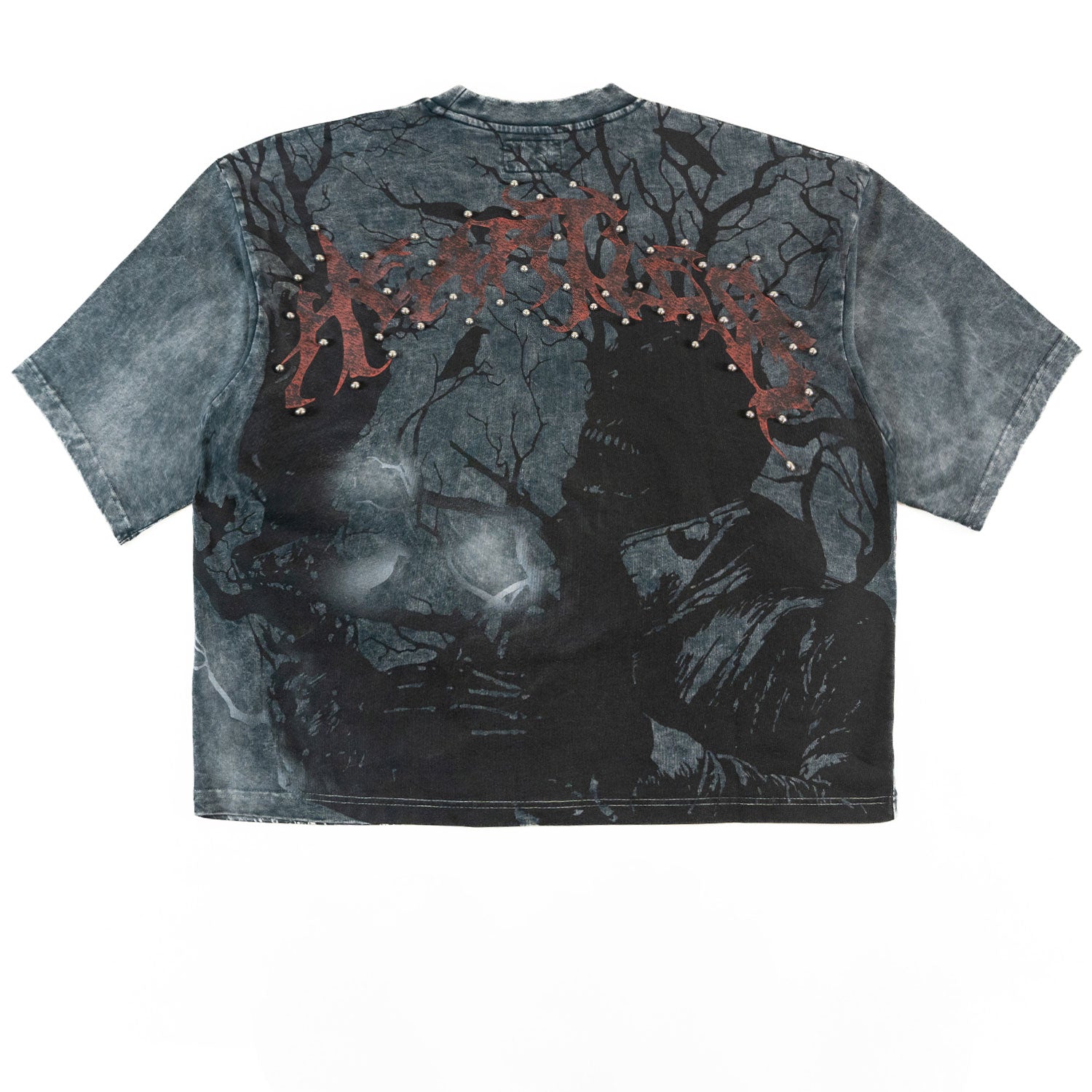 F179 Heartless Cropped - Black