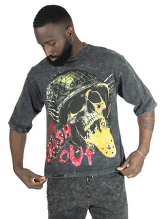 F180 Crash Out Tee - Black