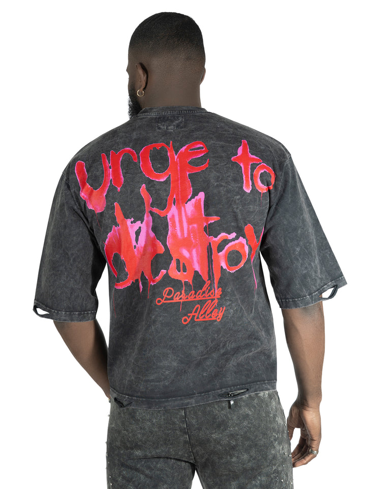 F180 Crash Out Tee - Black