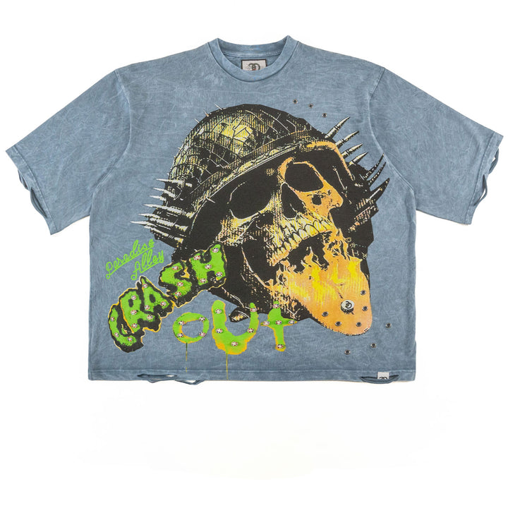 F180 Crash Out Tee - Blue