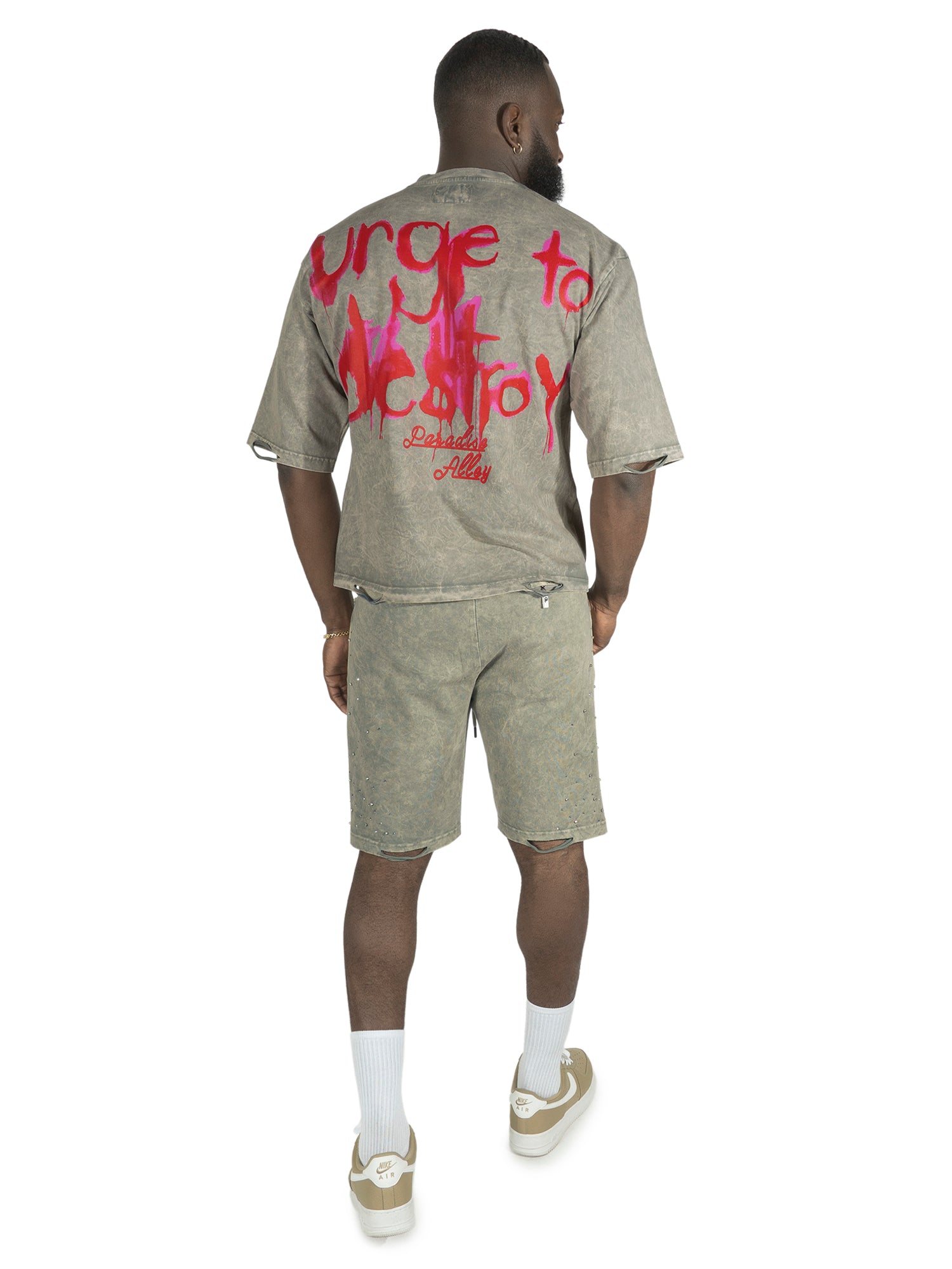 F180 Crash Out Tee - Oat