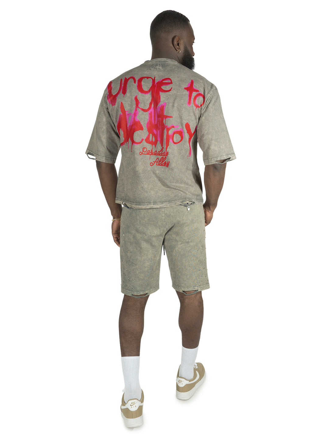 F180 Crash Out Tee - Oat