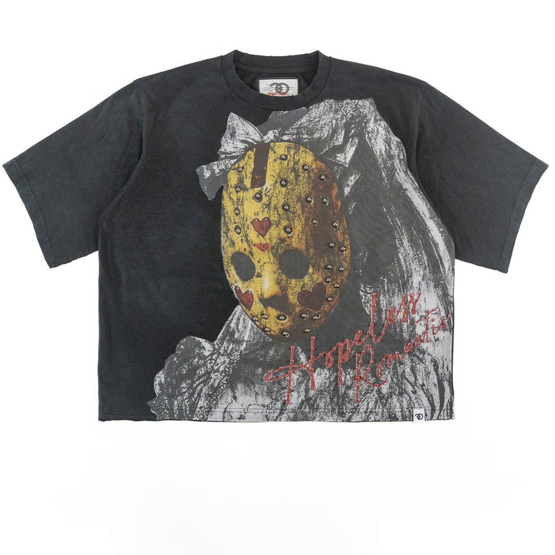 Tee | F182 Hopeless Romantic Cropped - Black