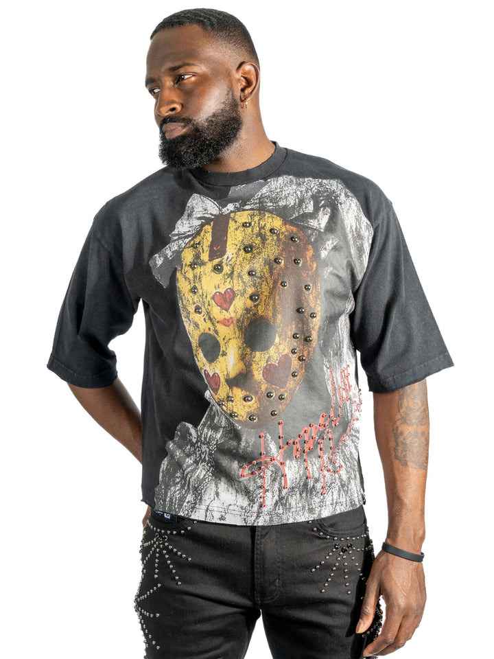 Tee | F182 Hopeless Romantic Cropped - Black