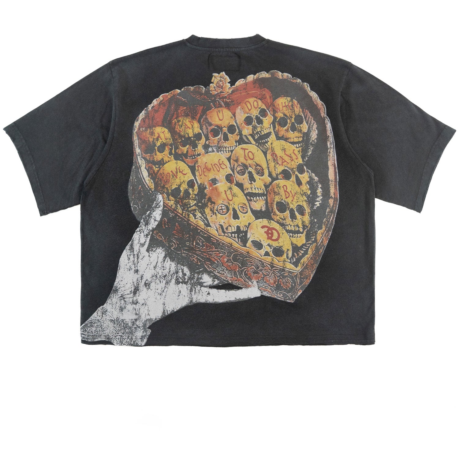 F182 Hopeless Romantic Cropped - Black