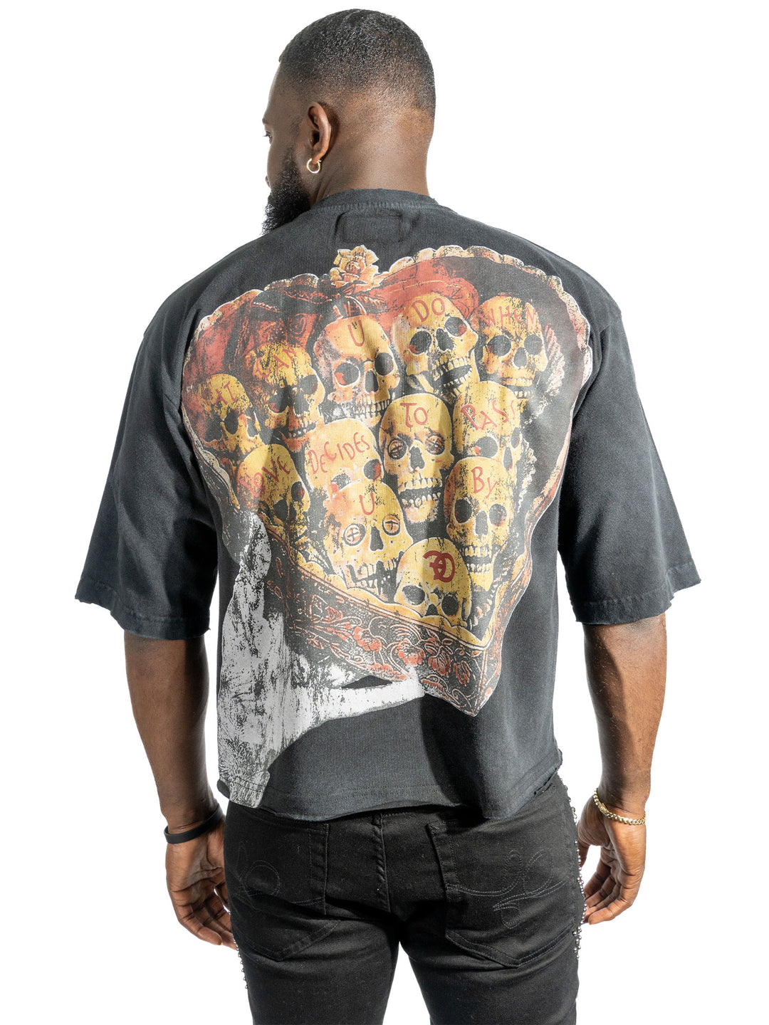 Tee | F182 Hopeless Romantic Cropped - Black