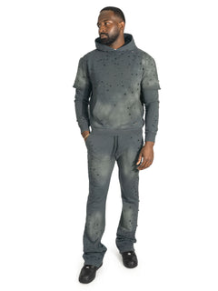 F187 Bellucci Hoodie Set - Black