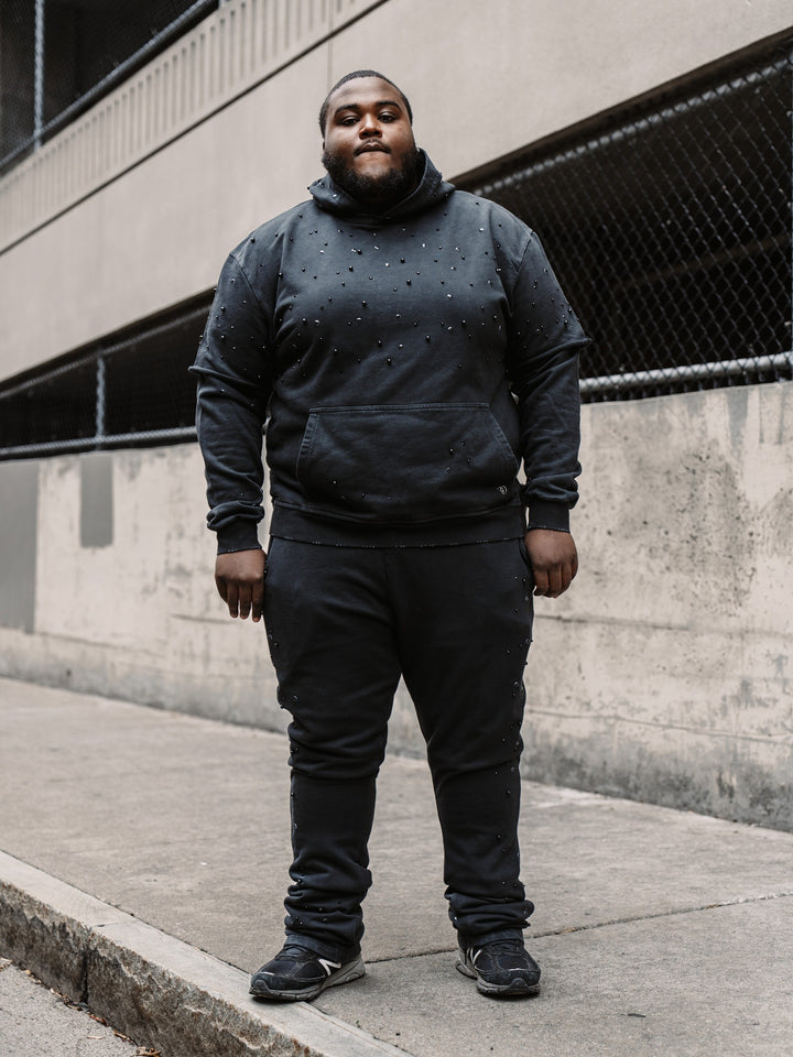 Set | F187 Bellucci Hoodie Set - Black