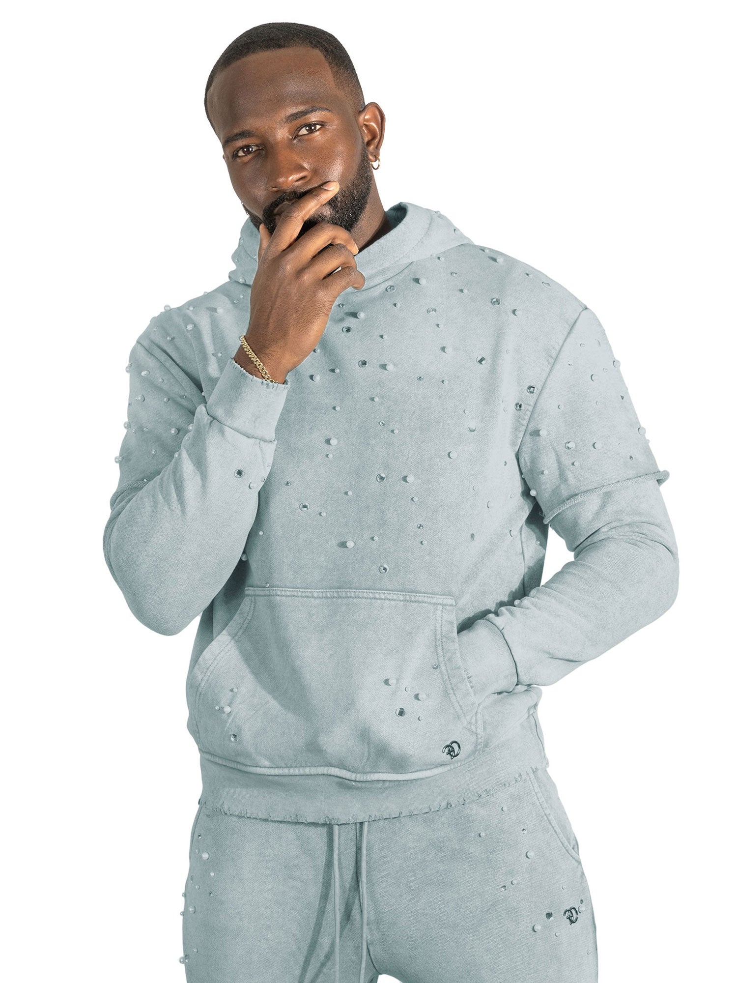 F187 Bellucci Hoodie Set - Gray