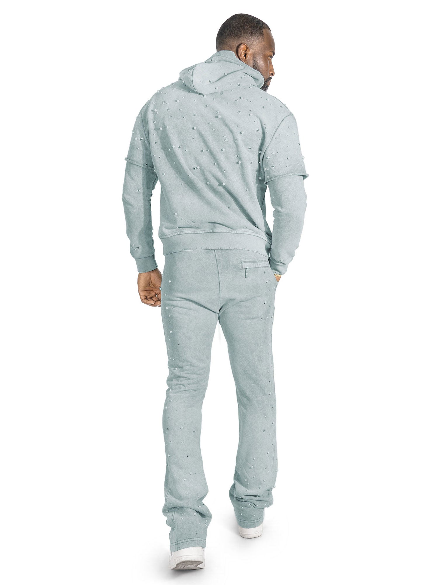 F187 Bellucci Hoodie Set - Gray