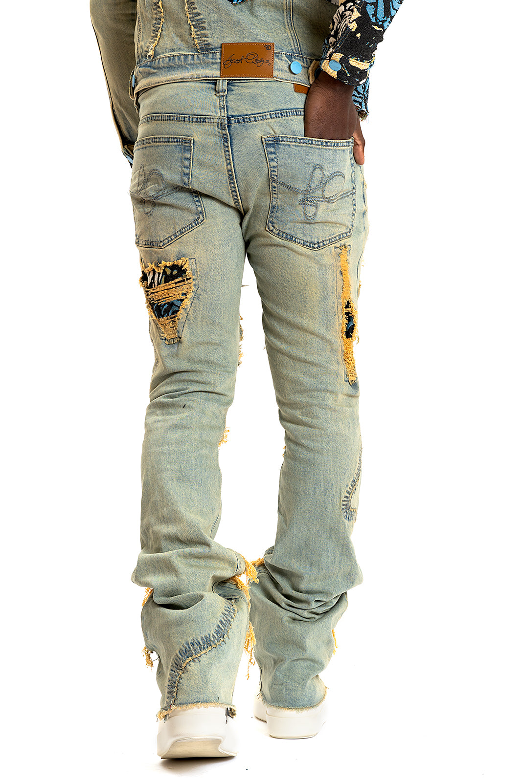 F1944 Cashay Tapestry Denim Jeans - Dirt