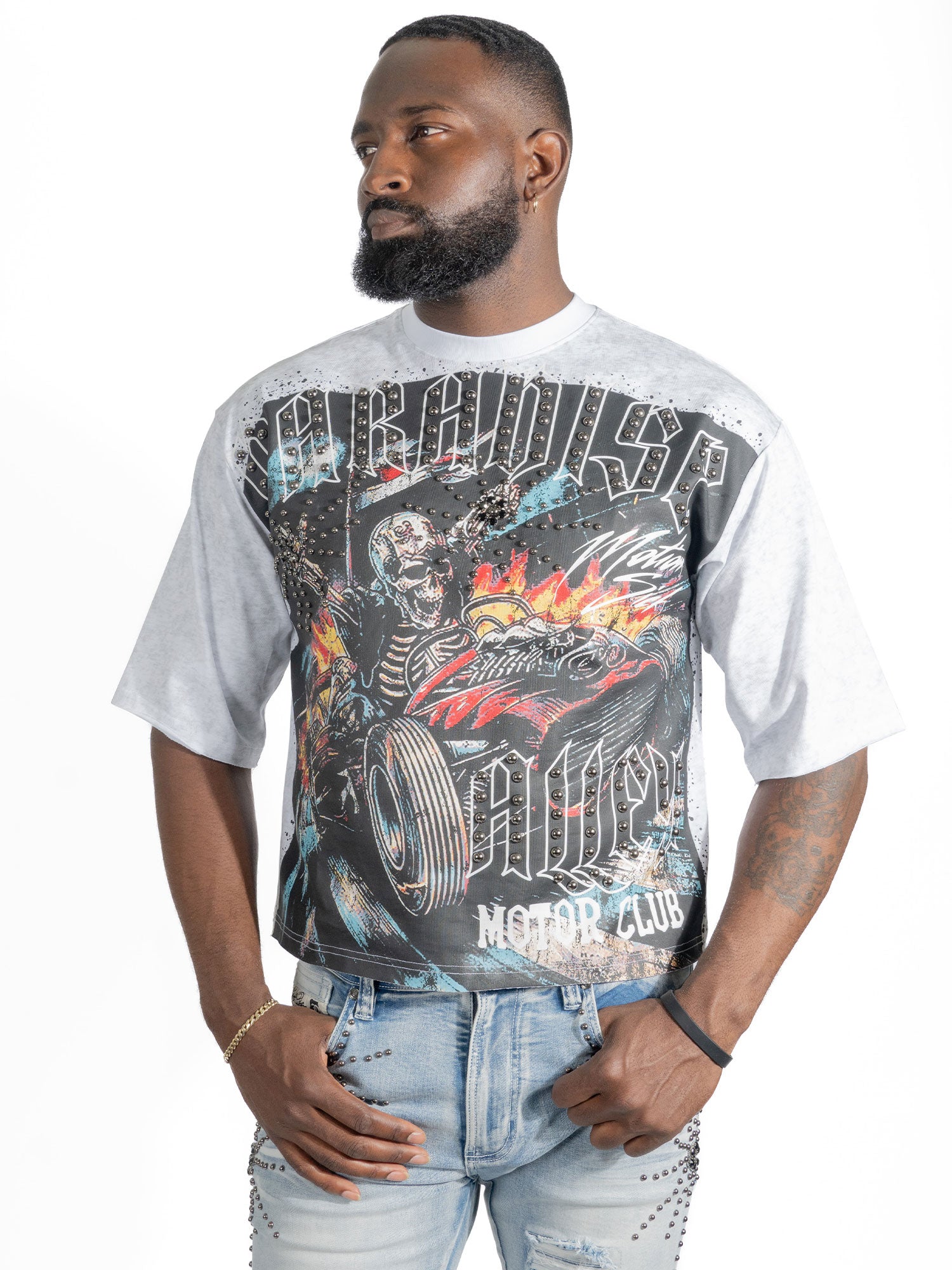 F198 P. Alley Tee - White