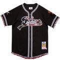 Makobi F259 Blow Poly Baseball Shirt in Black
