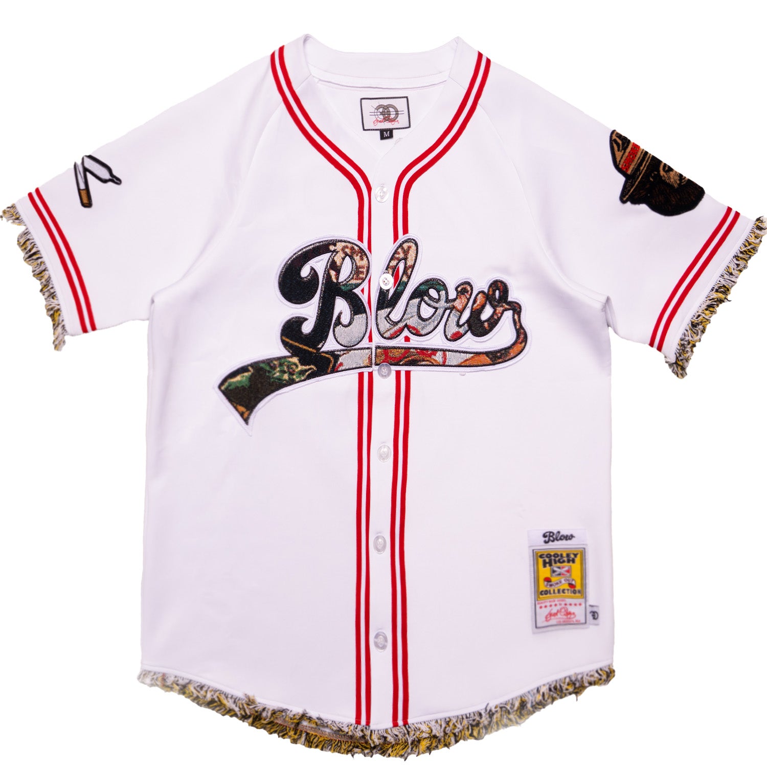 Makobi F259 Blow Poly Baseball Shirt in White