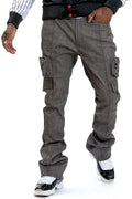 Makobi F2789 CASA DE Vegan Leather Pants in Black, view 2
