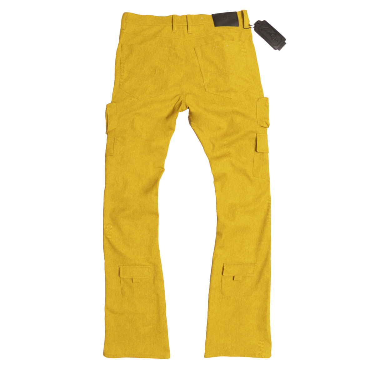 F2789 CASA DE Vegan Leather Pants - Wheat