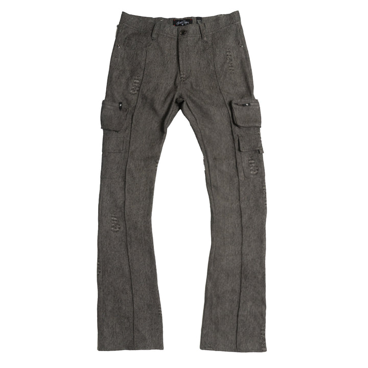 F2789 CASA DE Vegan Leather Pants - Black