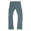 F2789 CASA DE Vegan Leather Pants - Blue
