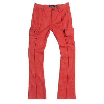 F2789 CASA DE PU Pants - Red
