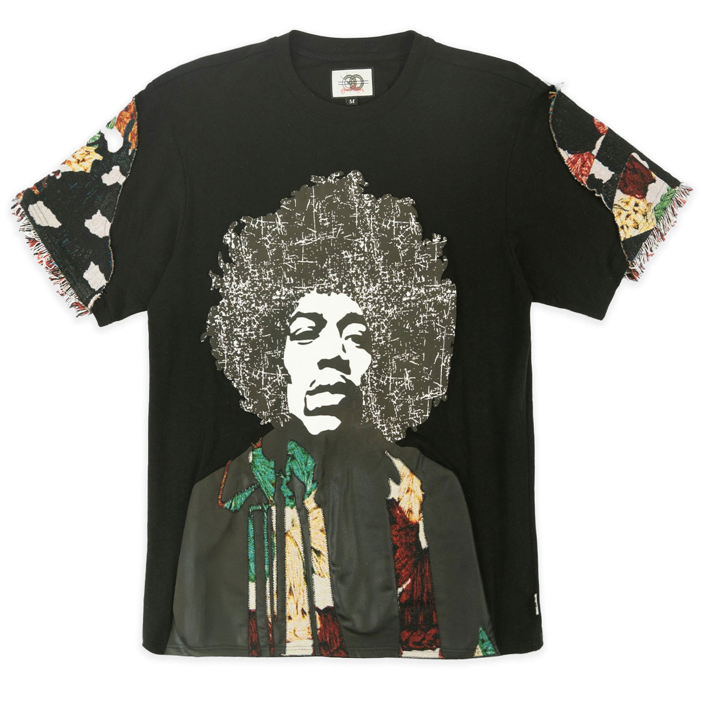 F371 The "Jimi Hendrix" Oversized Tee - Black