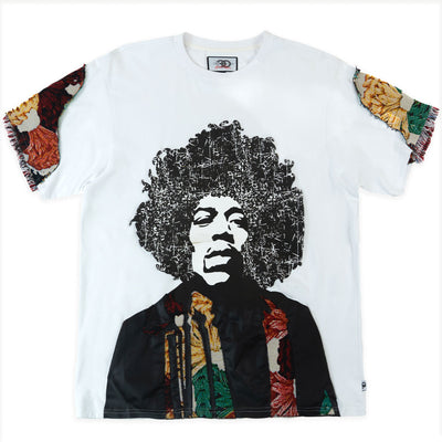F371 The "Jimi Hendrix" Oversized Tee - White