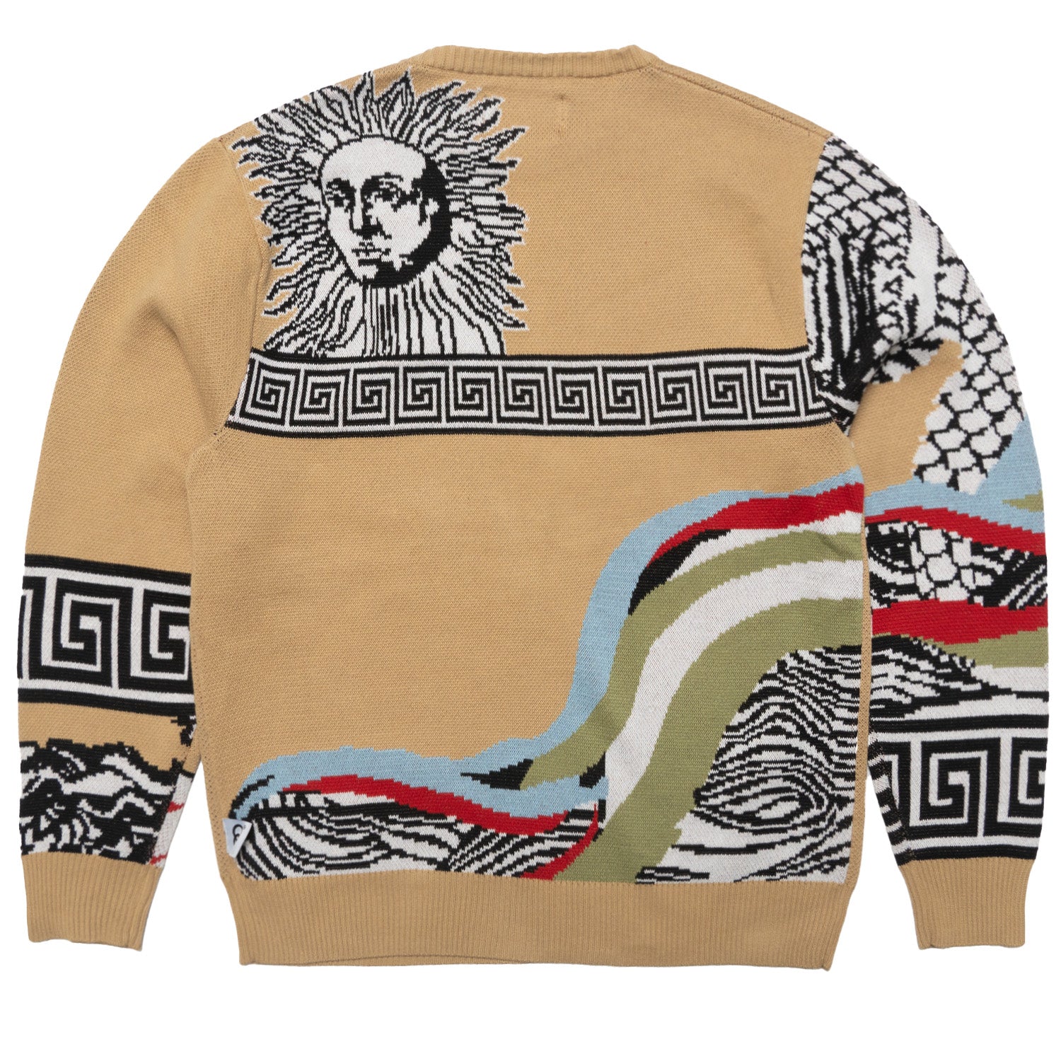 F405 Paradise Lost Knit Sweater - Khaki