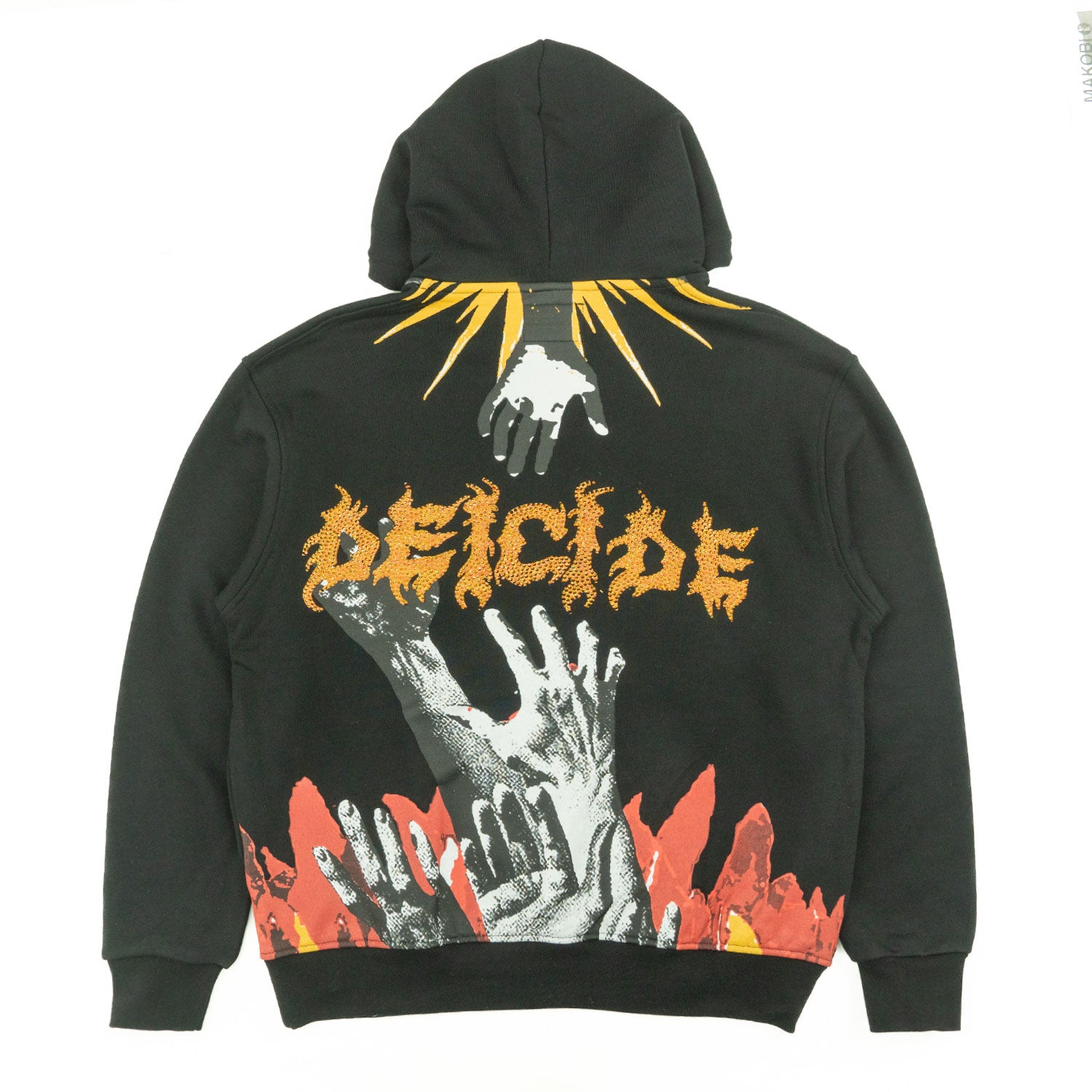 F4171 Heaven Pull Over Hoodie - Black