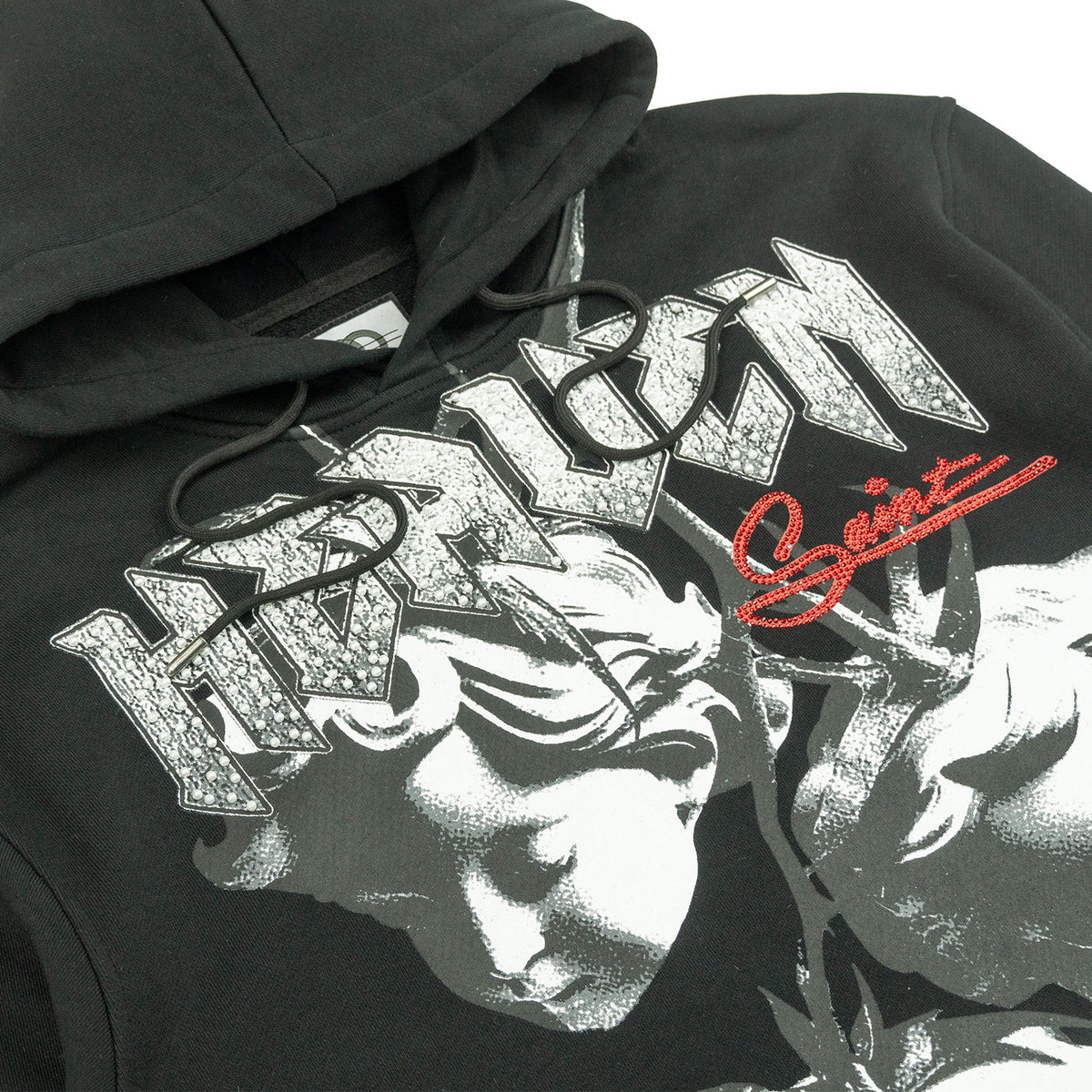 F4171 Heaven Pull Over Hoodie - Black