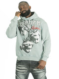F4171 Heaven Pull Over Hoodie - Gray