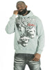 Fleece Hoodie | F4171 Heaven Pull Over - Gray