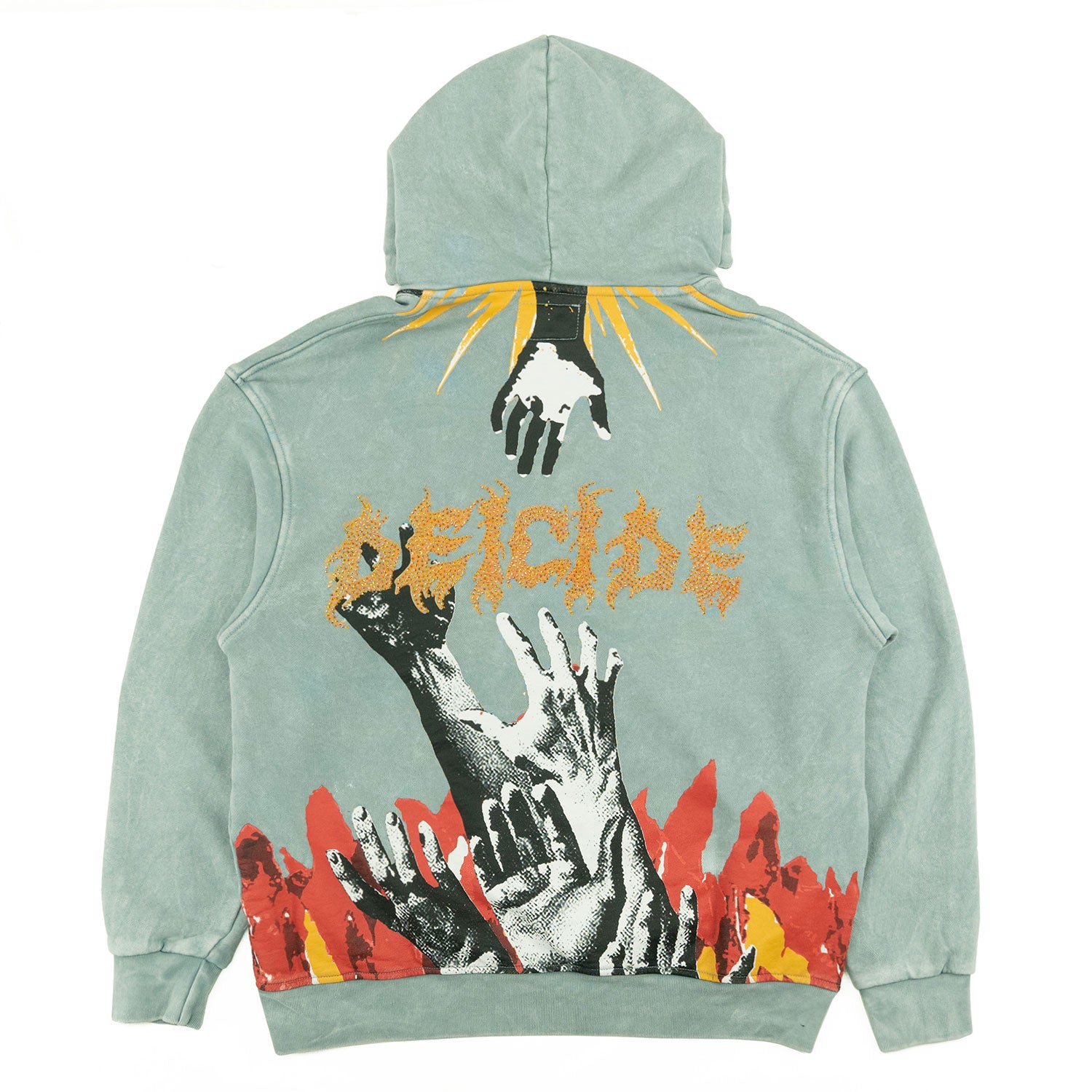 F4171 Heaven Pull Over Hoodie - Gray