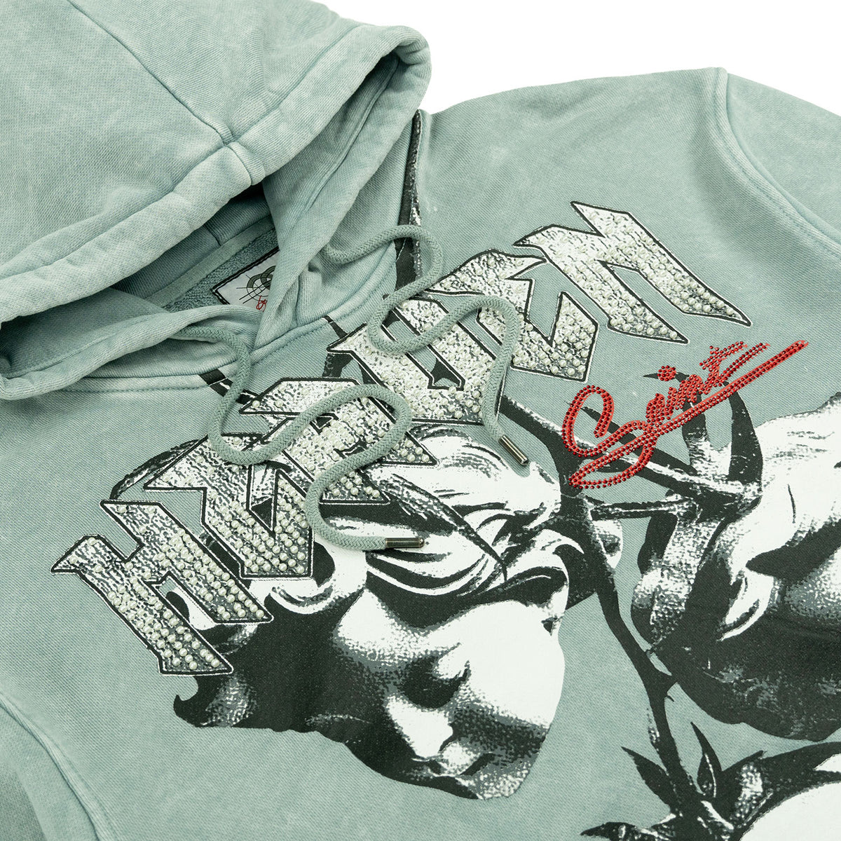 F4171 Heaven Pull Over Hoodie - Gray