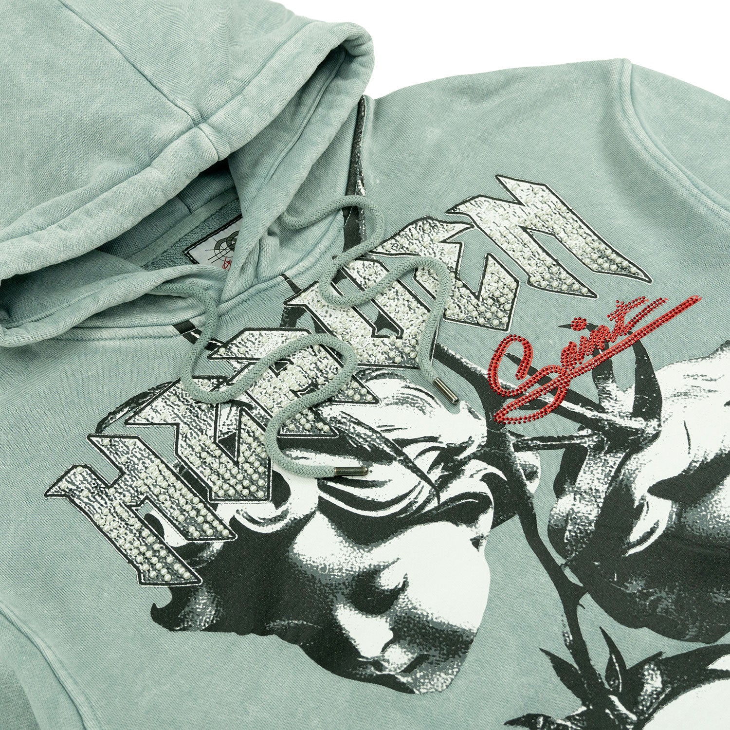 F4171 Heaven Pull Over Hoodie - Gray