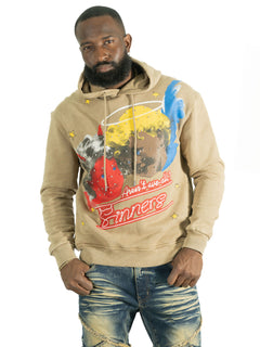 F4173 Sinners Over Size Hoodie - Mocha