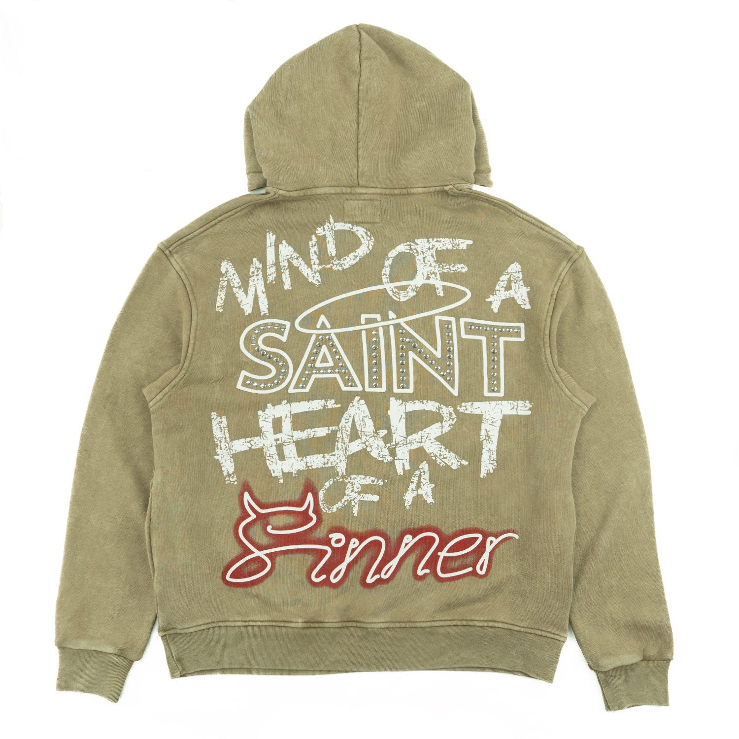 F4173 Sinners Over Size Hoodie - Mocha