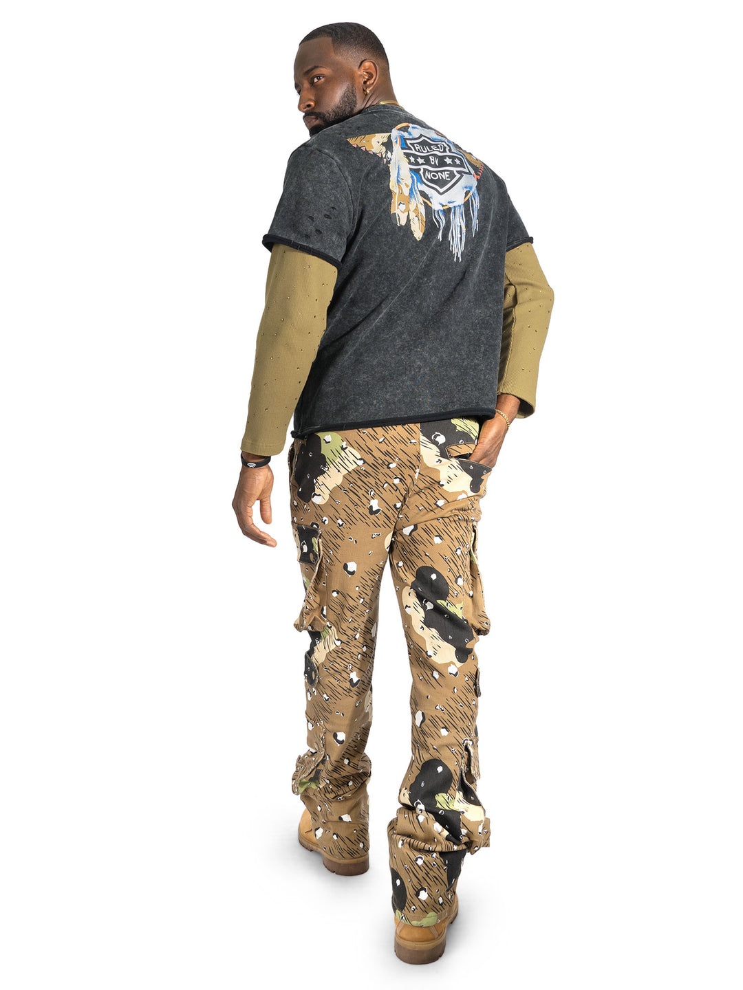 Sweatshirt|F4225 "Loyal To Few" Long Sleeves - Black