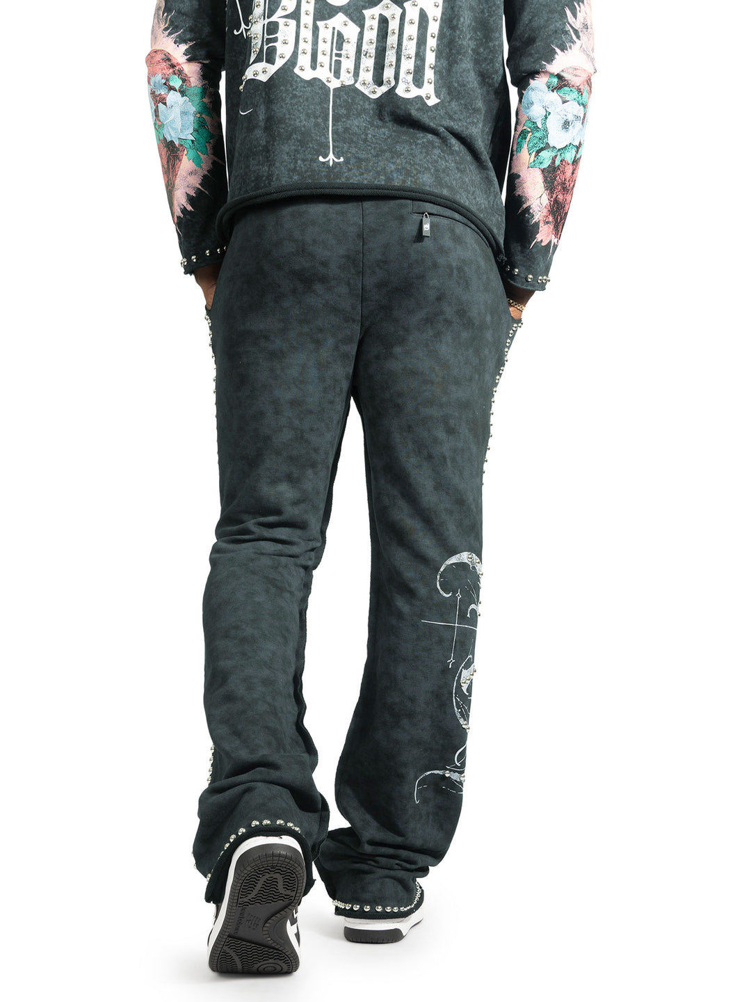 ست هودی تله و صحرایی F5725 - مشکی