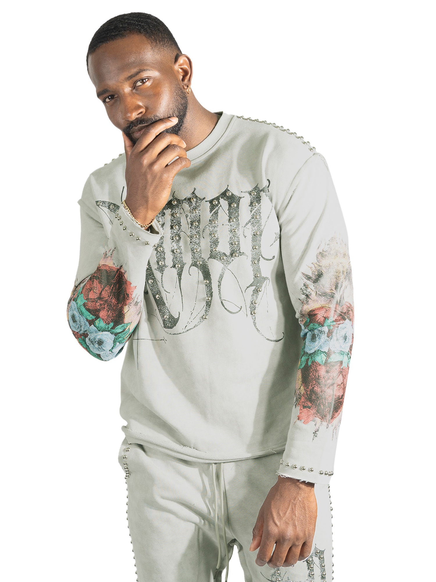 F4226 Amor Jogging Set - Gray